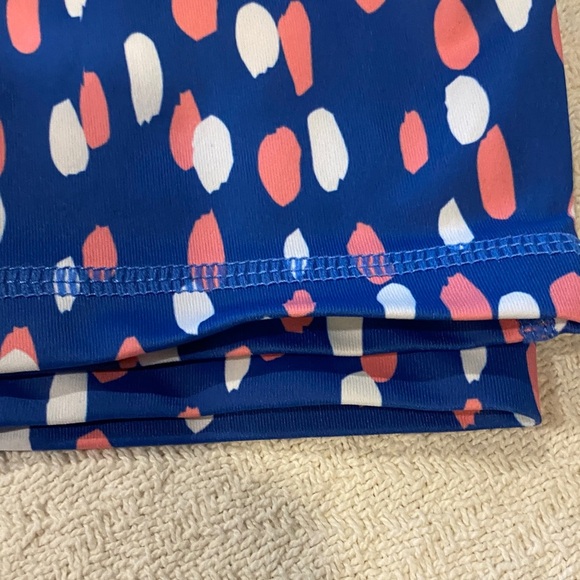 Zyia Cropped Cargo Leggings Tights Colourful Blue Pink - Picture 9 of 12